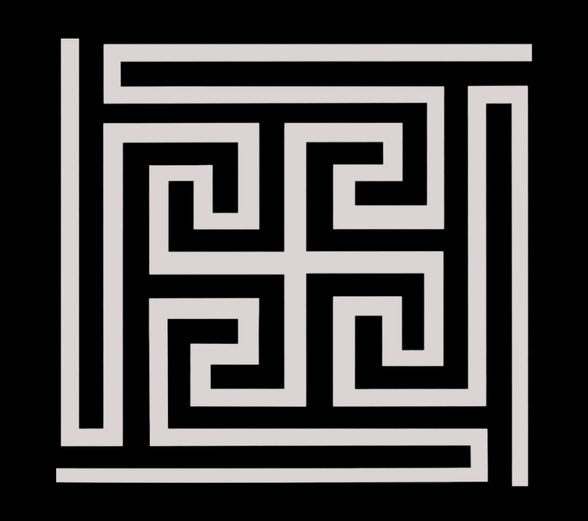 Nandyavarta — auspicious geometric symbol of AUM Sampann